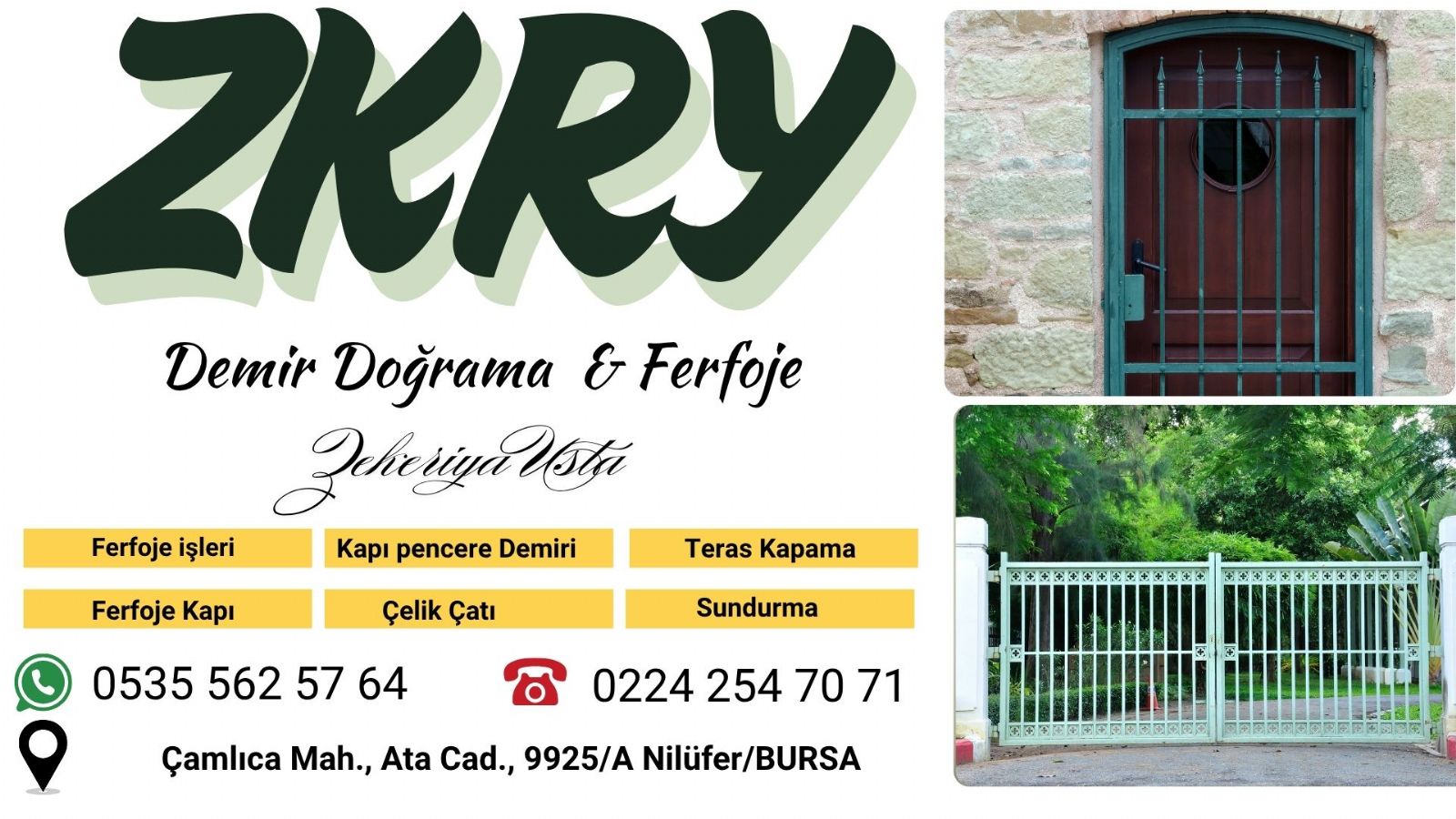  Çamlıca Mahallesi Demirci